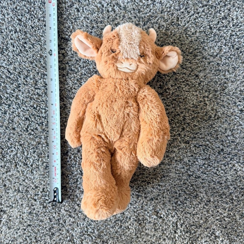 Slumberkins Yak Snuggler Brown Tan Plush Stuffed Animal Toy 14 Inch